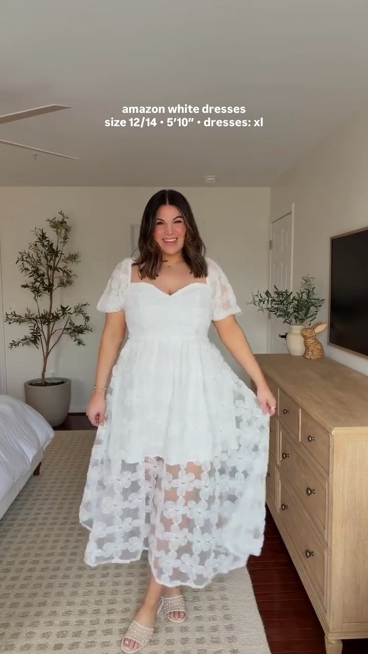 white dresses for the bride to be! 

Wearing a size XL



#LTKMidsize #LTKWedding #LTKSeasonal