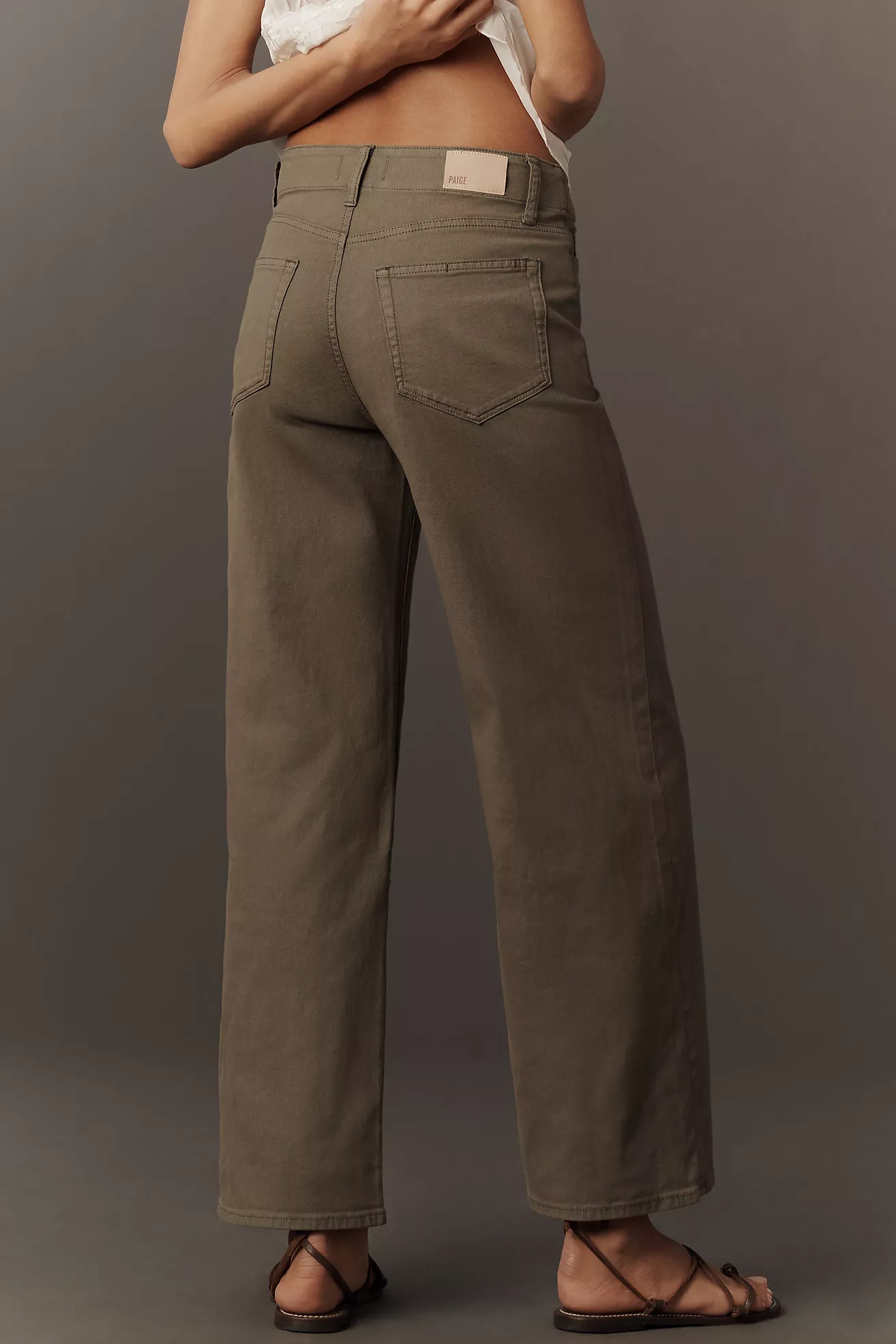 PAIGE Ari Tie-Waist Wide-Leg Jeans | Anthropologie (US)