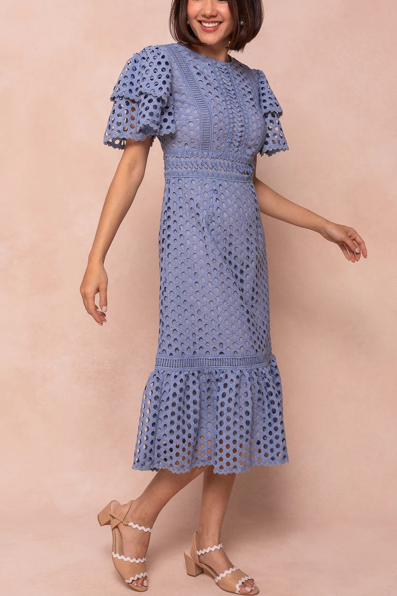 Vera Dress in Blue | Ivy City Co