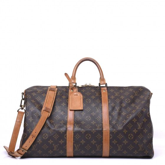 LOUIS VUITTON Monogram Keepall Bandouliere 50 | Fashionphile