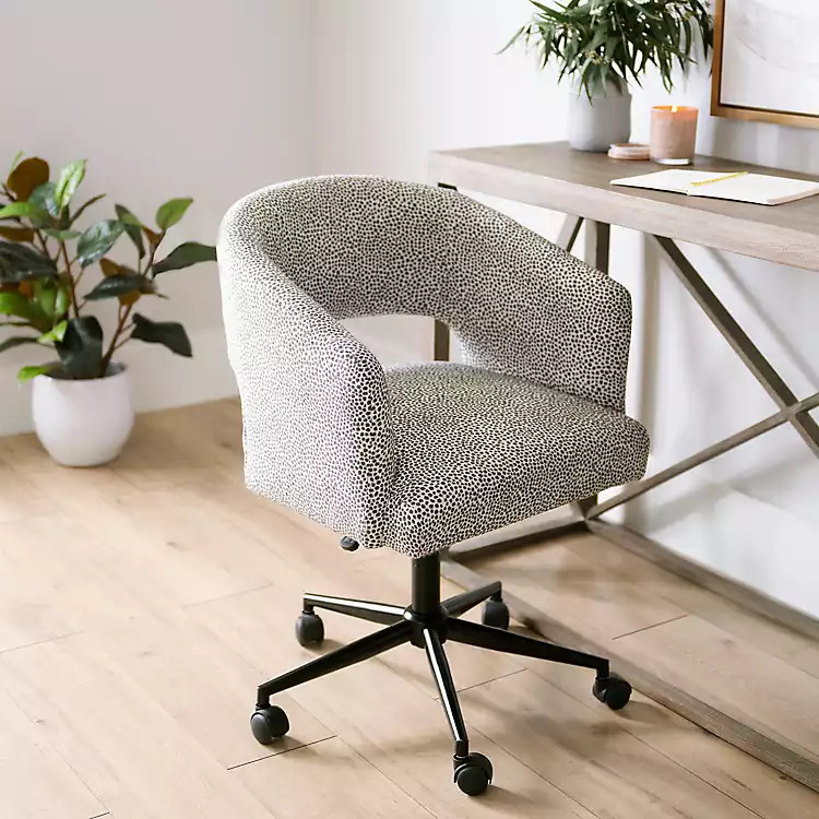 Gray Dotty Office Chair | Kirkland's Home