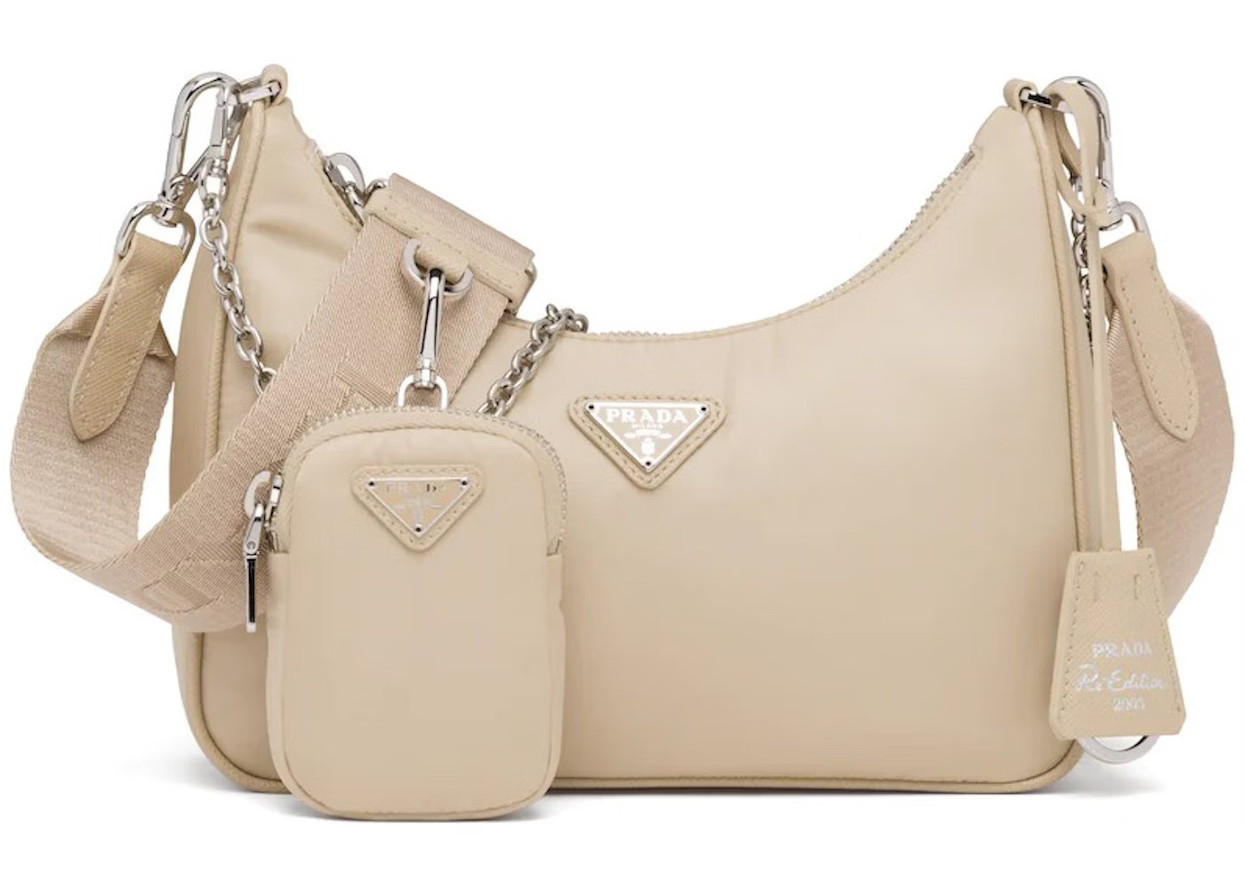 Prada Re-Edition 2005 Re-Nylon BagDesert Beige | StockX