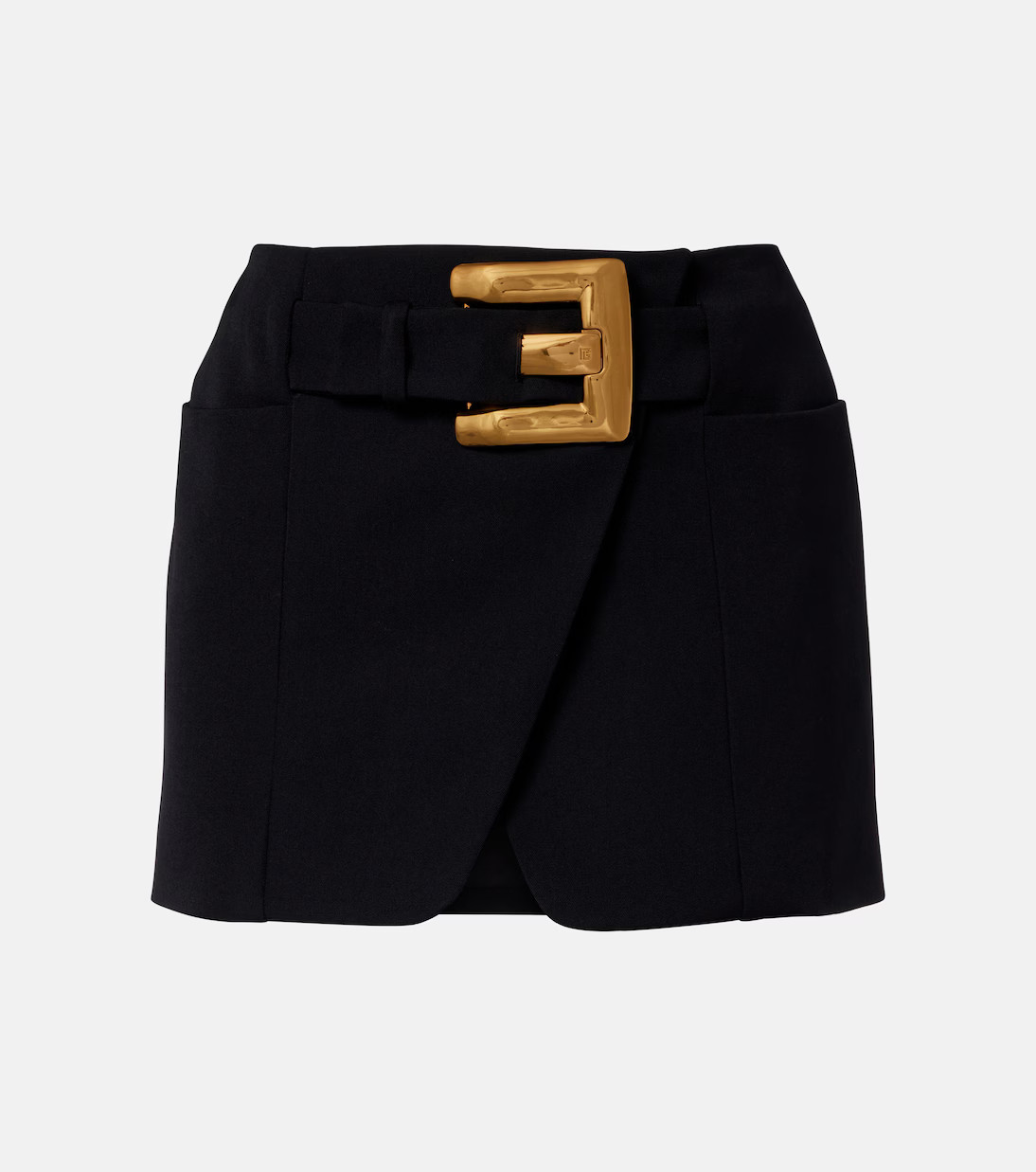 Virgin wool grain de poudre miniskirt | Mytheresa (UK)