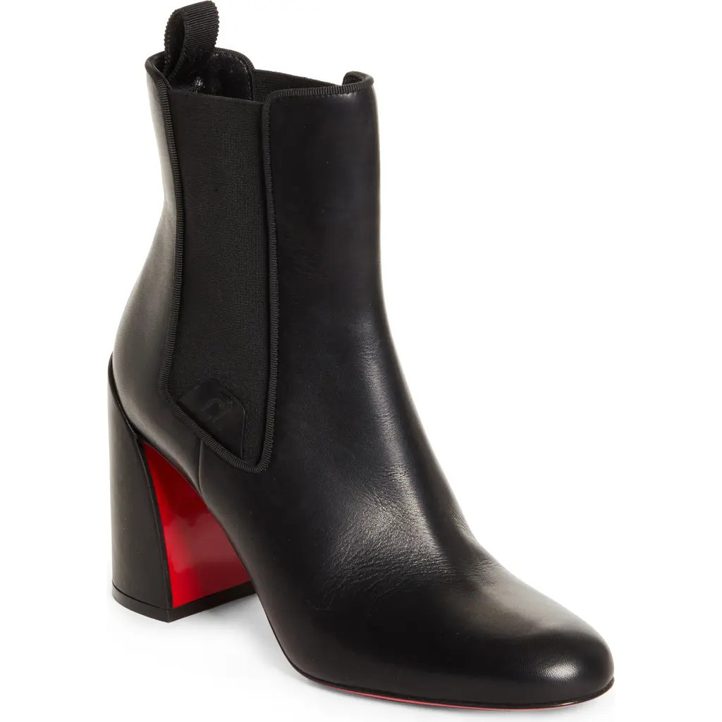 Christian Louboutin Turelastic Chelsea Boot in Black at Nordstrom, Size 41.5 | Nordstrom