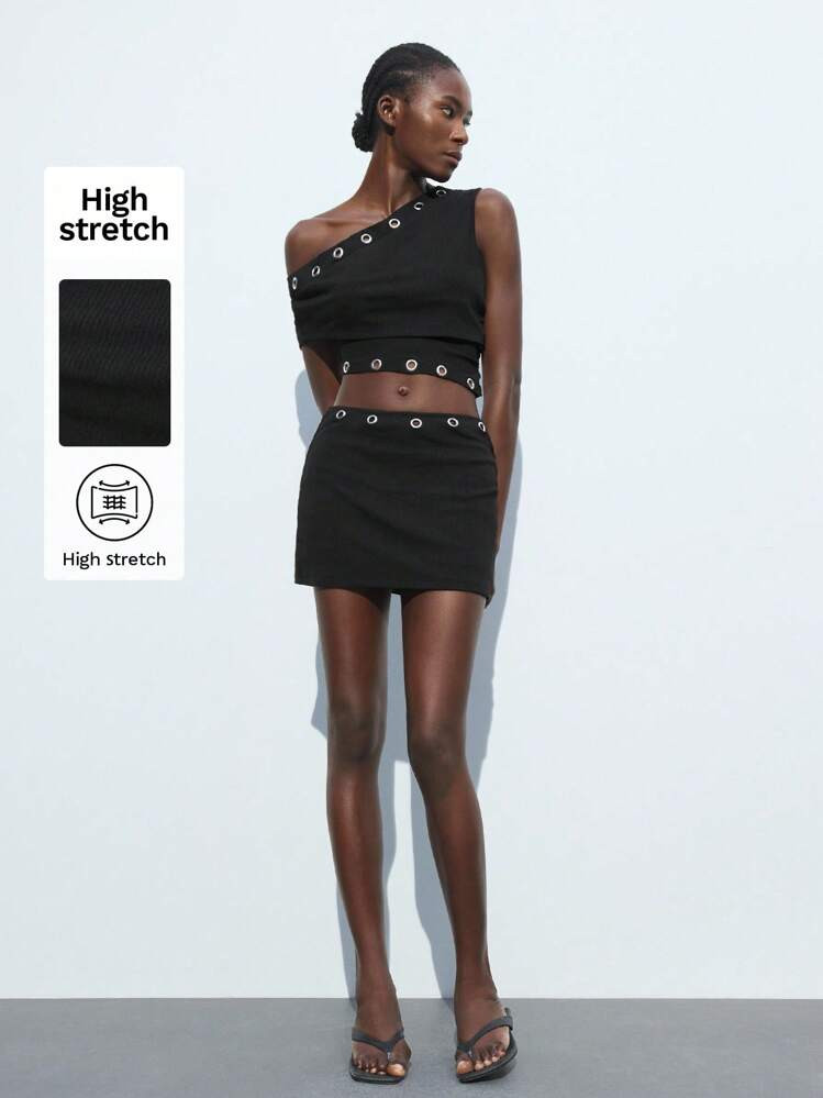 Black Grommet Set | SHEIN