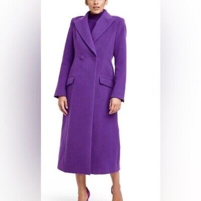 M Purple Coat Sergio Hudson x Target Overcoat  | eBay | eBay US