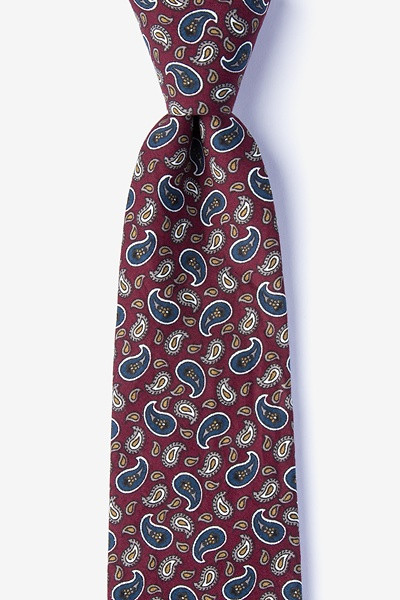 Red Cotton Hamilton Tie | Ties.com | Ties.com