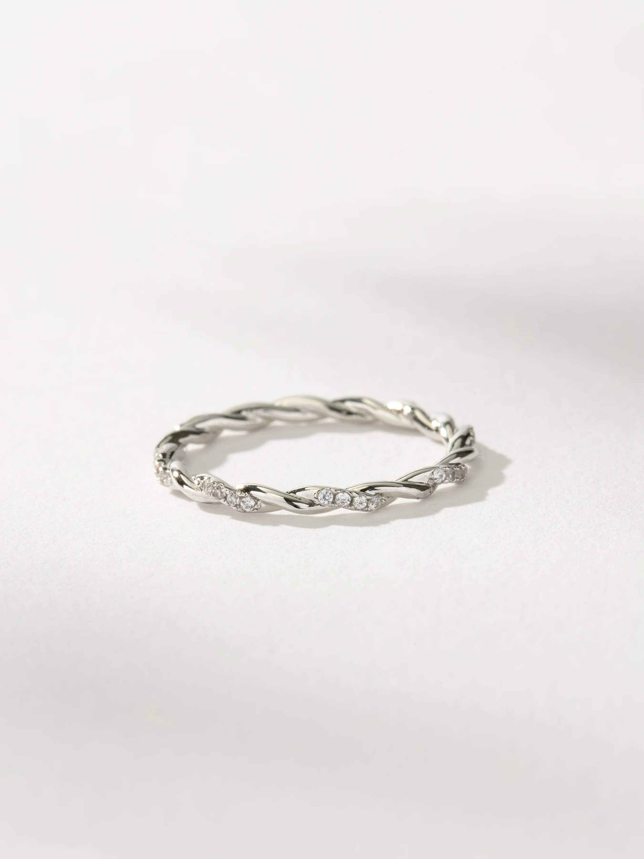 Dainty Twist Ring in Gold and Silver | Dainty Ring | Uncommon James | Uncommon James