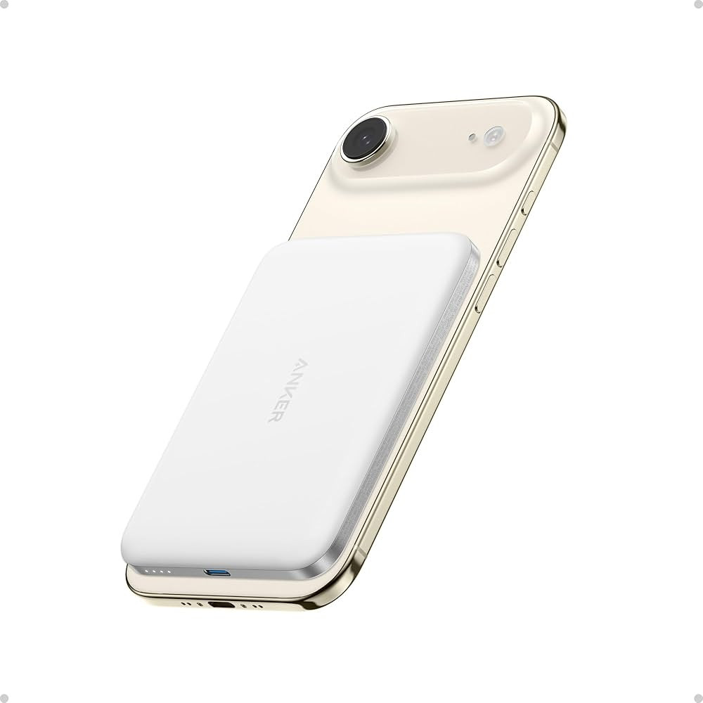 Anker Nano Power Bank, Ultra-Slim 5,000mAh Magnetic Battery Pack, Qi2 Certified 15W Max Ultra-Fas... | Amazon (US)