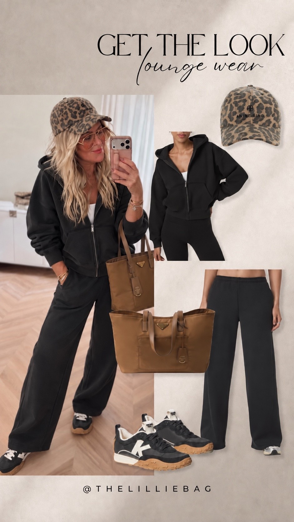 The lounge set that makes you look like you tried 😂👏🏼 This all-black combo is SO easy, but the leopard hat + sneakers + brown tote make the whole thing feel styled. Airport, errands, school drop-off… DONE.

Black lounge set, matching sweatsuit, fall loungewear, casual fall outfit, elevated athleisure, black zip up hoodie

#LTKTravel #LTKActive #LTKootd