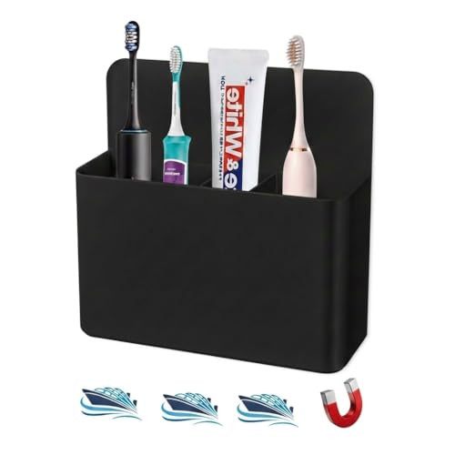 Magnetic Toothbrush Holder for Cruise Essentials,Travel Bathroom Organizer | Amazon (US)