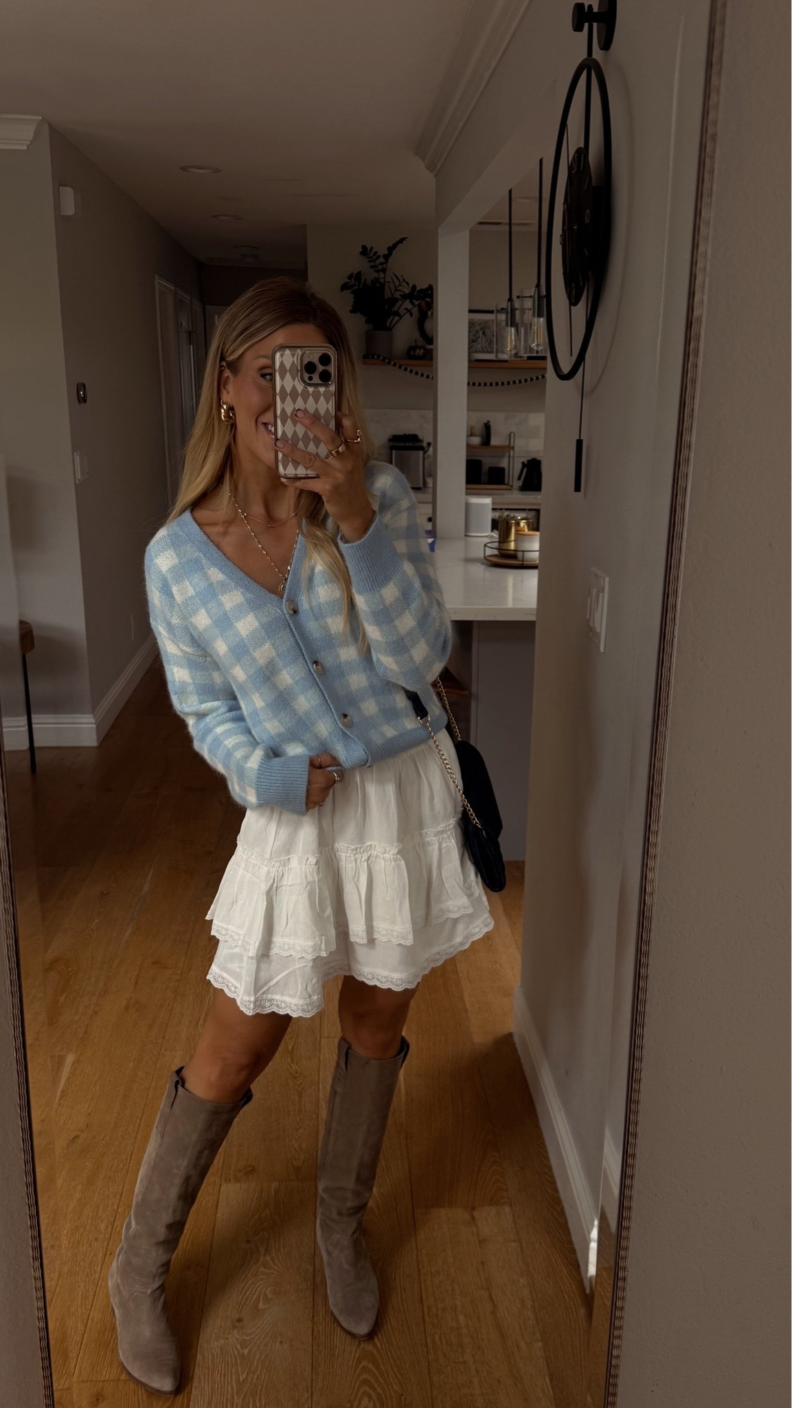 Loved this lunch fit! Both gingham sweater and skirt are @Cupshe and 15% off with my code LIN15. 🤍 wearing smalls in both!

#LTKootd #LTKgrwm #LTKdayinmylife