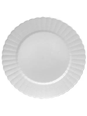 7" Yoshi Plastic White Scalloped Salad Plates 18 count | Walmart (US)