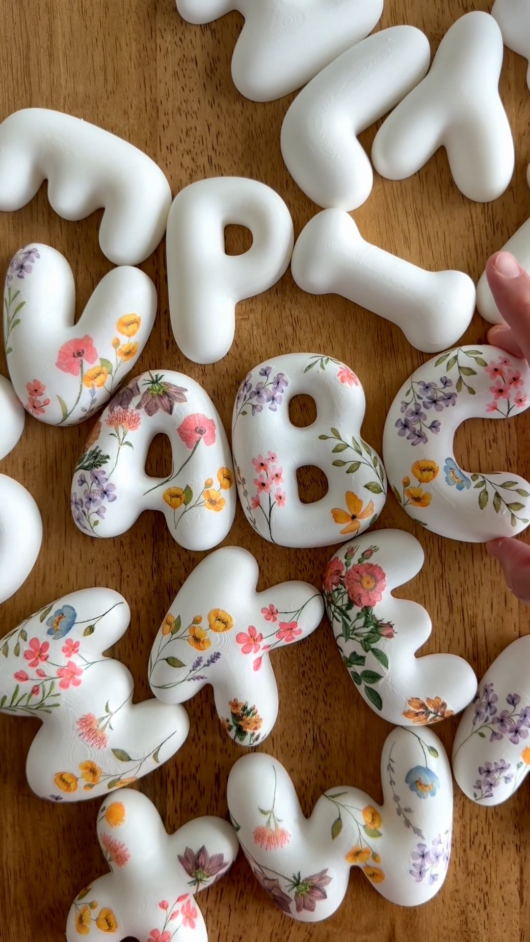 Here are the flower napkins I used for my 3d printed bubble letters!

#LTKmomlife #LTKHome #LTKKids