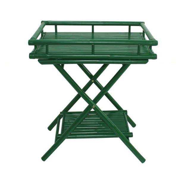 Statra Bamboo Outdoor Butler Table With Removable Serving Tray | Walmart (US)
