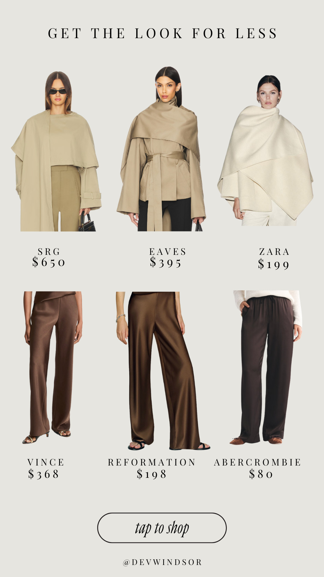 Effortless layers for fall — the scarf cape coat and brown satin pants combo you’ll wear on repeat 🤎 Tap to shop luxe looks for less. 

 #LTKSeasonal #LTKStyleTip