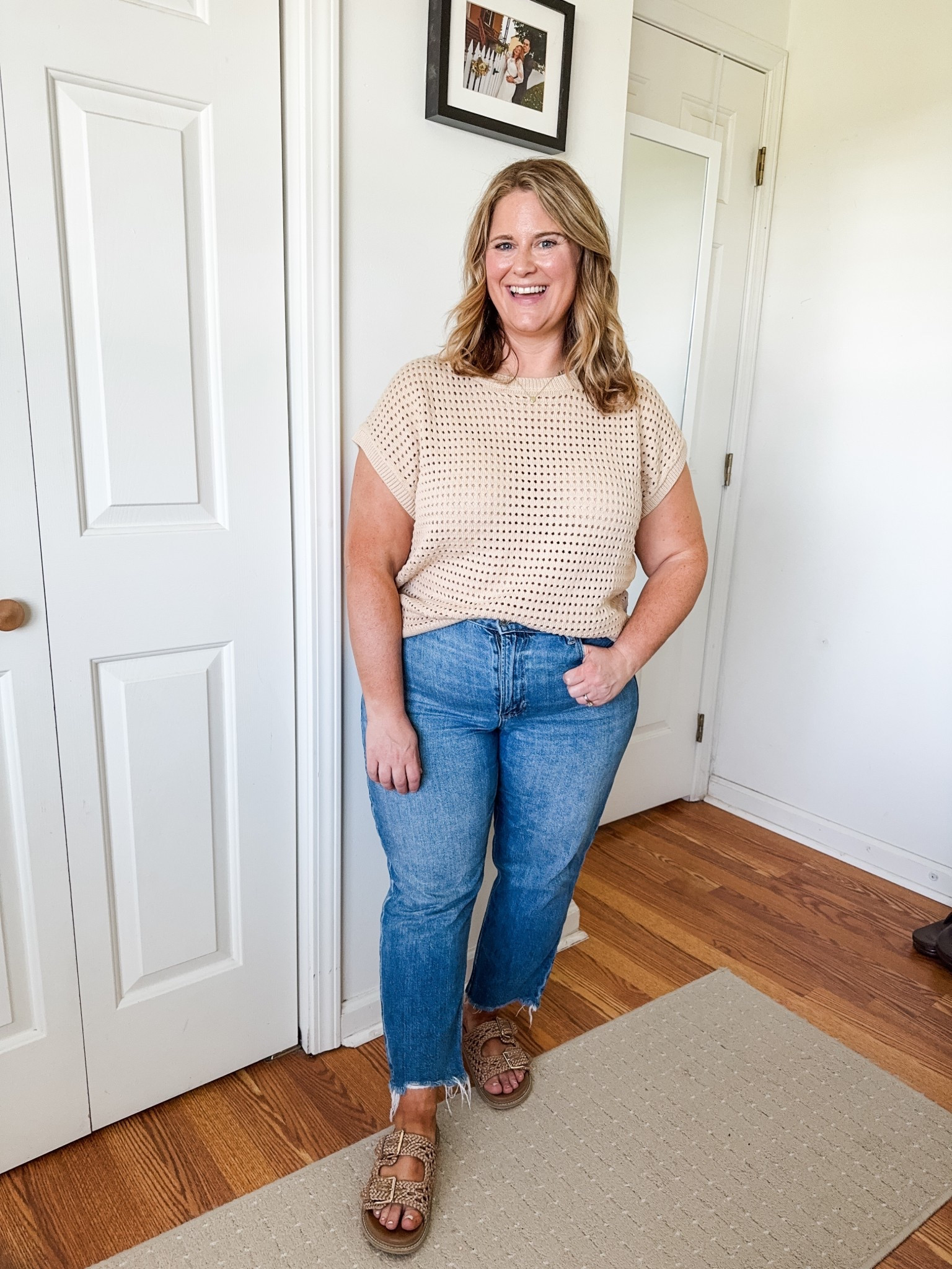 Wearing an XL in the Amazon top and a 14 x-short in jeans.  Jeans go in and out of stock so linking a few other pairs as well.  

#LTKMidsize #LTKFindsUnder50 #LTKSeasonal