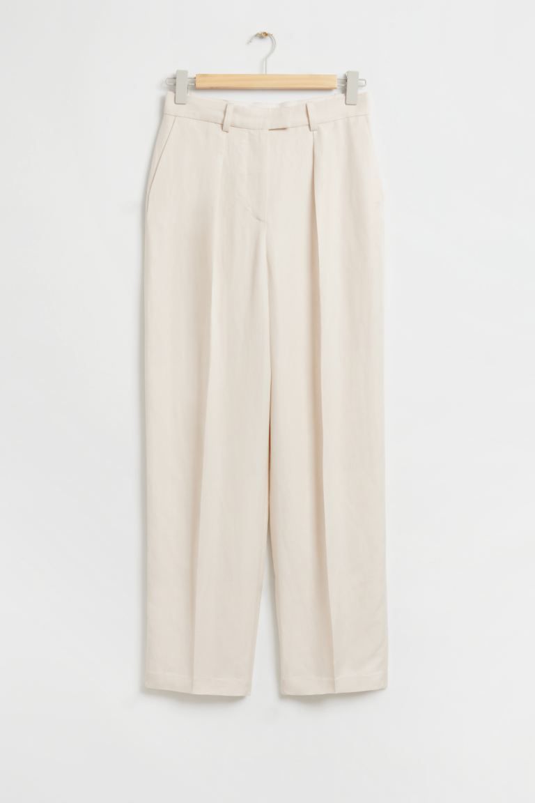 Lockere, elegante Hose mit Bügelfalten | H&M (DE, AT, CH, NL, FI)