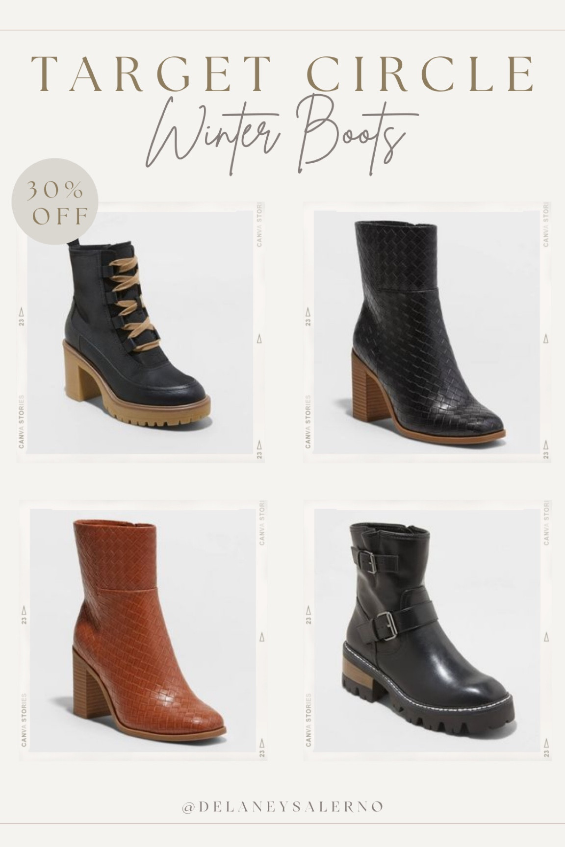 Affordable winter booties, all 30% off right now! 

#LTKshoecrush #LTKSeasonal #LTKsalealert