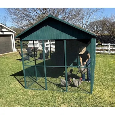 Modern guard Xl Metal Framed Chicken Coop | Wayfair North America