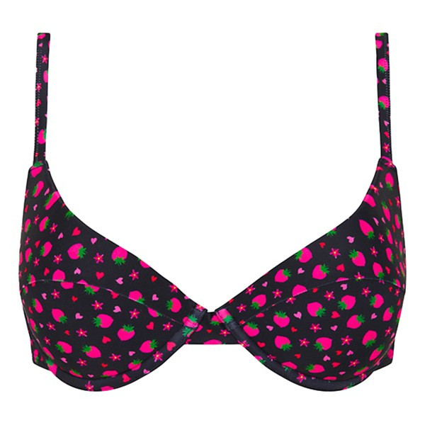 Women's Kulani Kinis Padded Underwire Swim Bikini Top Small Ruby Kiss | Scheels