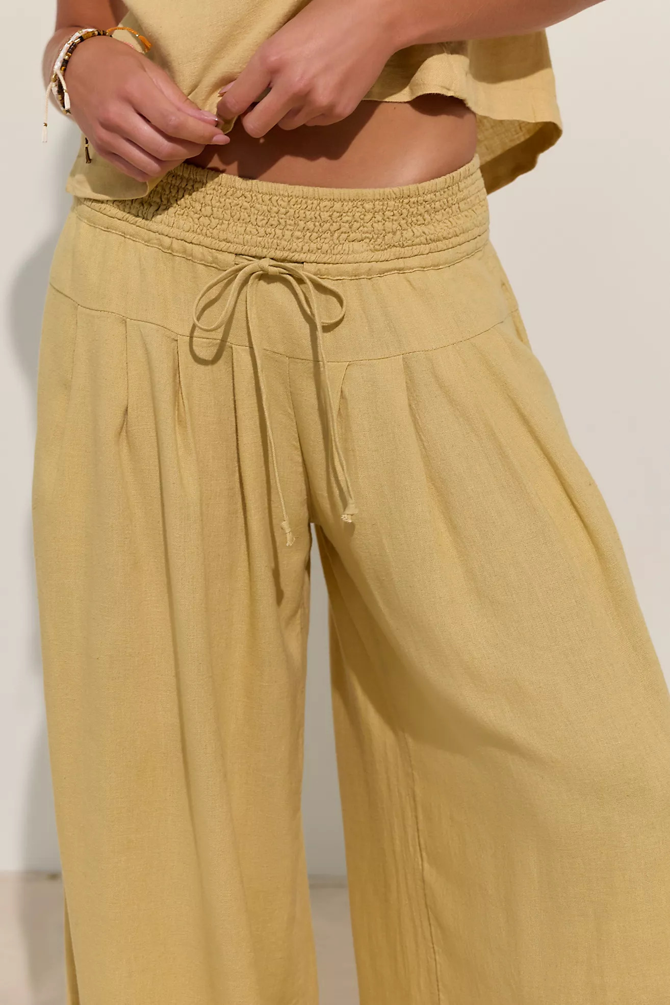 Sahara Sandshell Linen Trouser Co-ord | Free People (UK)