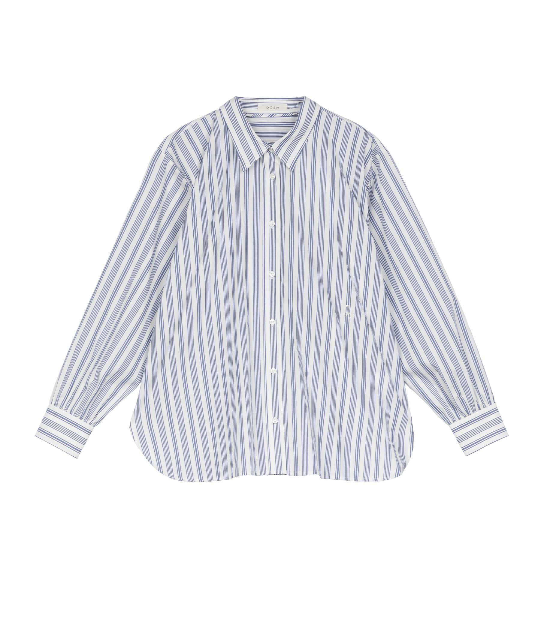 Hava Top - Indigo Sorrento Stripe| DÔEN | DOEN