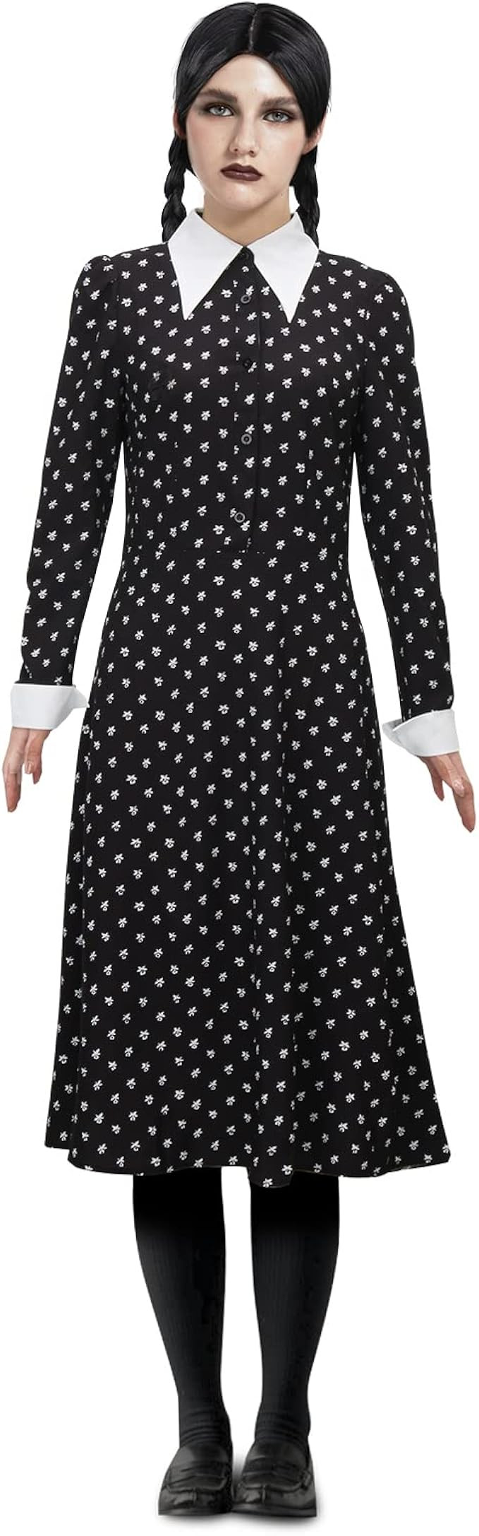 Women's Peter Pan Collar Costume Cosplay Dress Long Sleeve Aline Fit and Flare Casual Skater Dres... | Amazon (US)