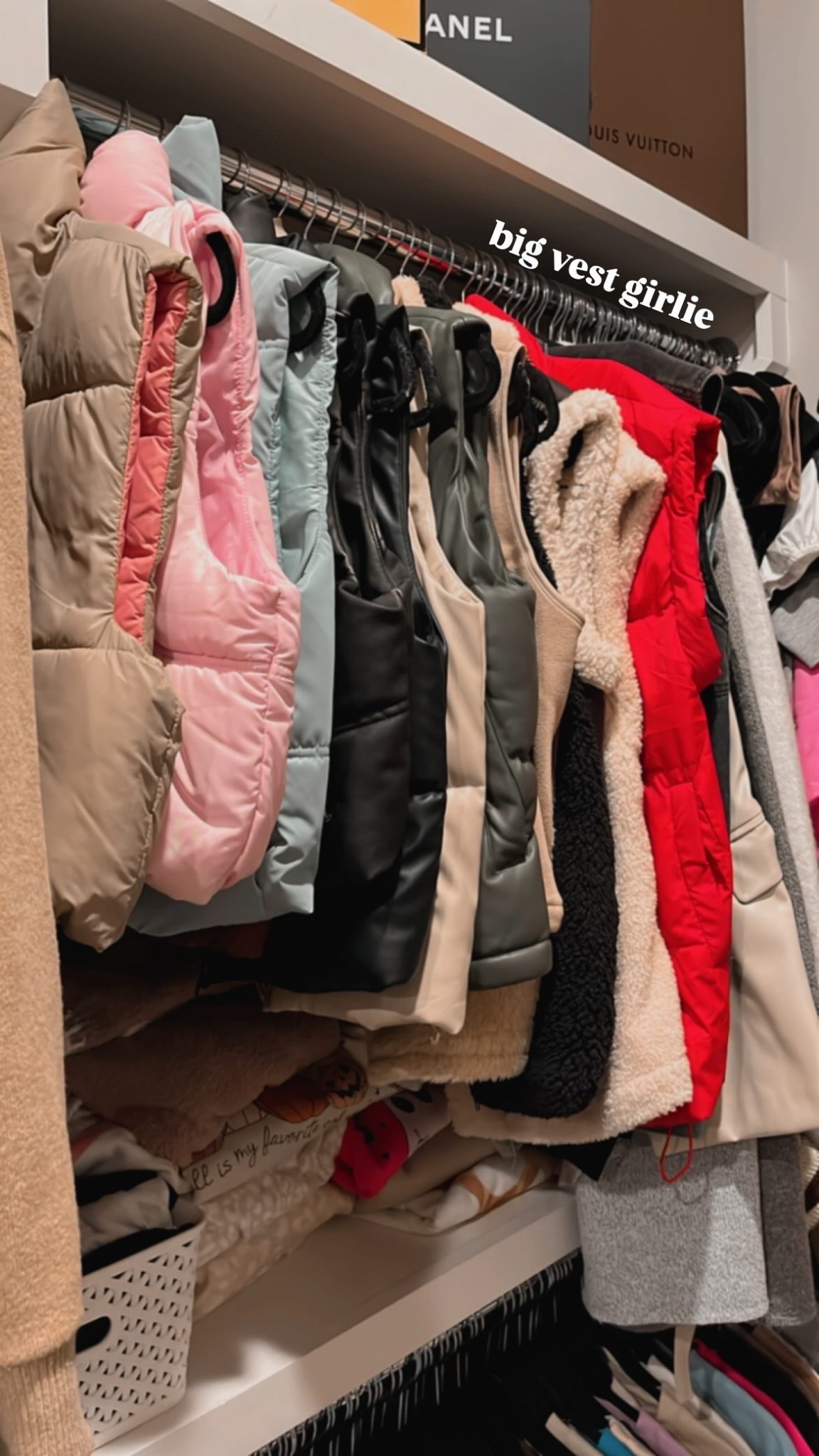 Vests
Puffer vest
Sherpa vest
Faux leather vest
Oversized vest 

#LTKFindsUnder50 #LTKSaleAlert #LTKPetite