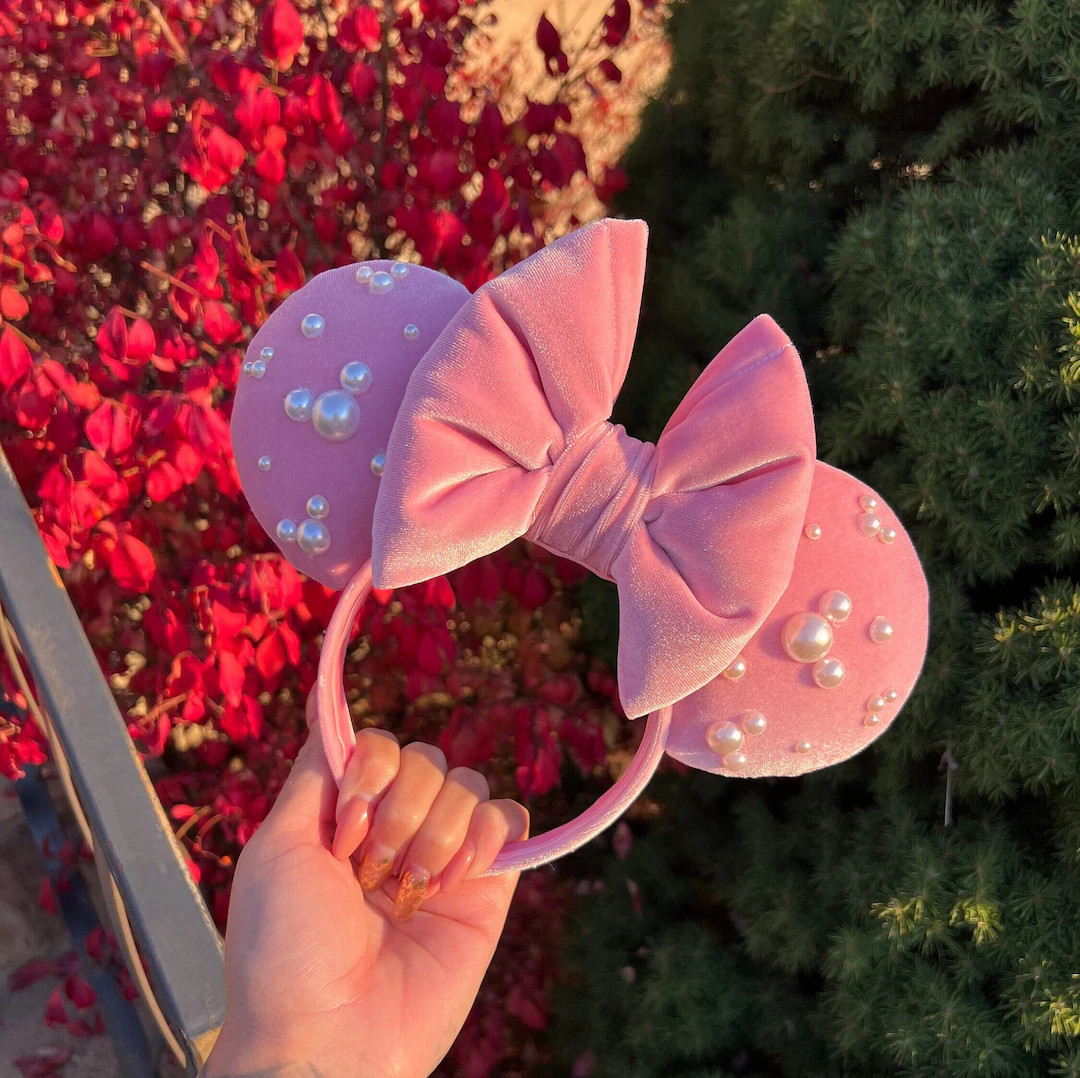 Pink Velvet Ears - Etsy | Etsy (US)