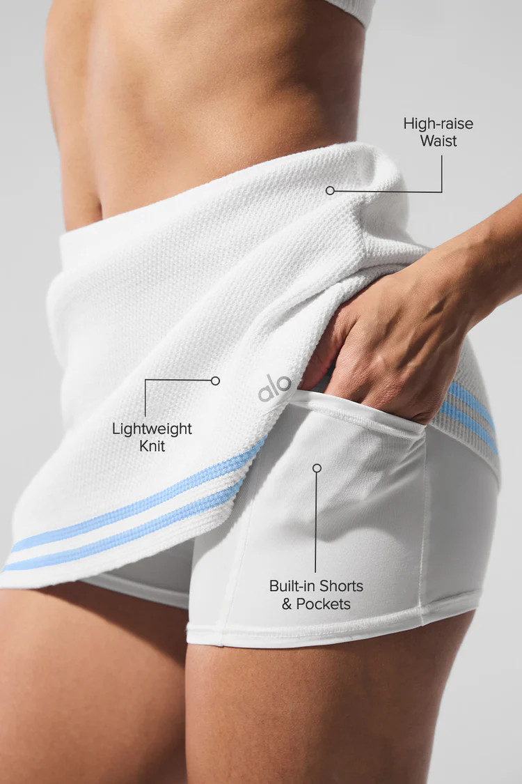 Tennis Club Sweater Knit Skirt | Alo Yoga (US)