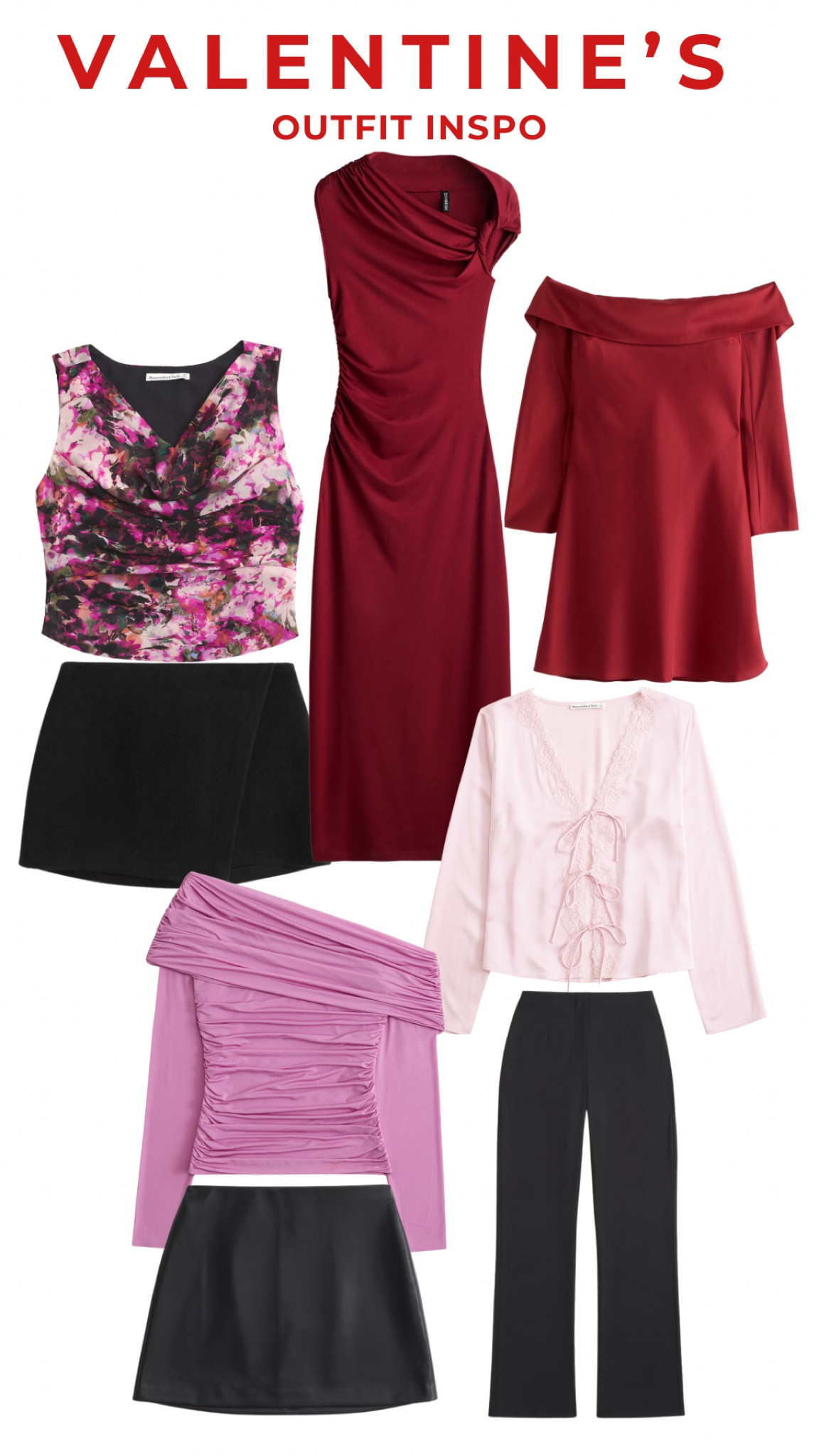 Valentine’s Day inspo!!! #clothing #valentinesday #valentinesdayoutfit 

#LTKStyleTip #LTKFindsUnder100 #LTKSeasonal