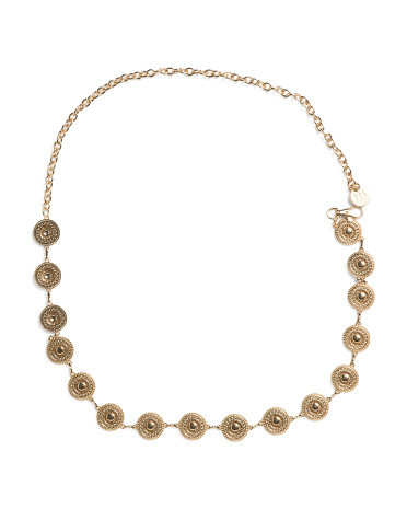 Openwork Medallions Chain Belt | TJ Maxx