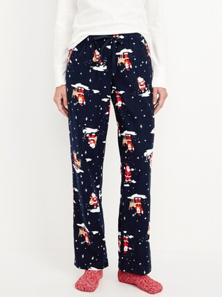 Mid-Rise Printed Flannel Pajama Pants | Old Navy (CA)
