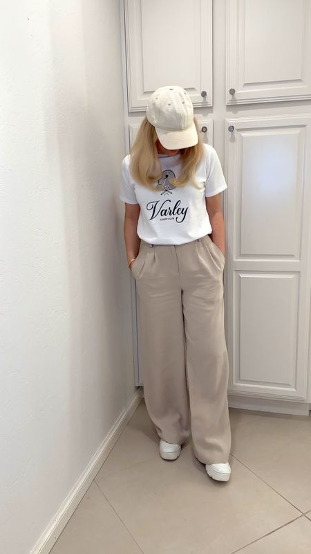 How to style pleated pants 
Tennis shirt
Top
Tee
Tennis tee
Gucci sneakers 

Spring Dress 
Resort wear
Vacation outfit
Date night outfit
Spring outfit
#Itkseasonal
#Itkover40
#Itku

#LTKshoecrush #LTKVideo #LTKfindsunder100