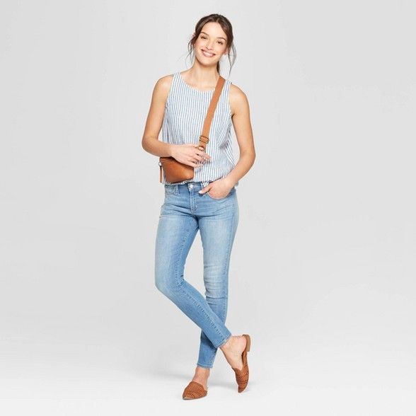 Women's Mid-Rise Skinny Jeans - Universal Thread&#153; Light Wash | Target