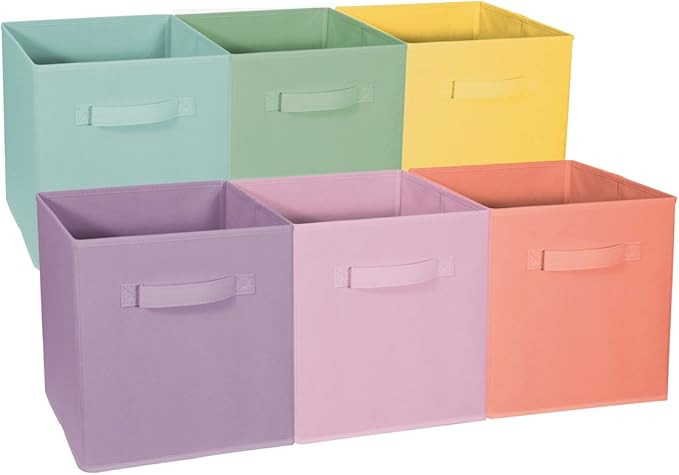 Sorbus® Foldable Storage Cube Basket Bin - Great for Nursery, Playroom, Closet, Home Organizatio... | Amazon (US)