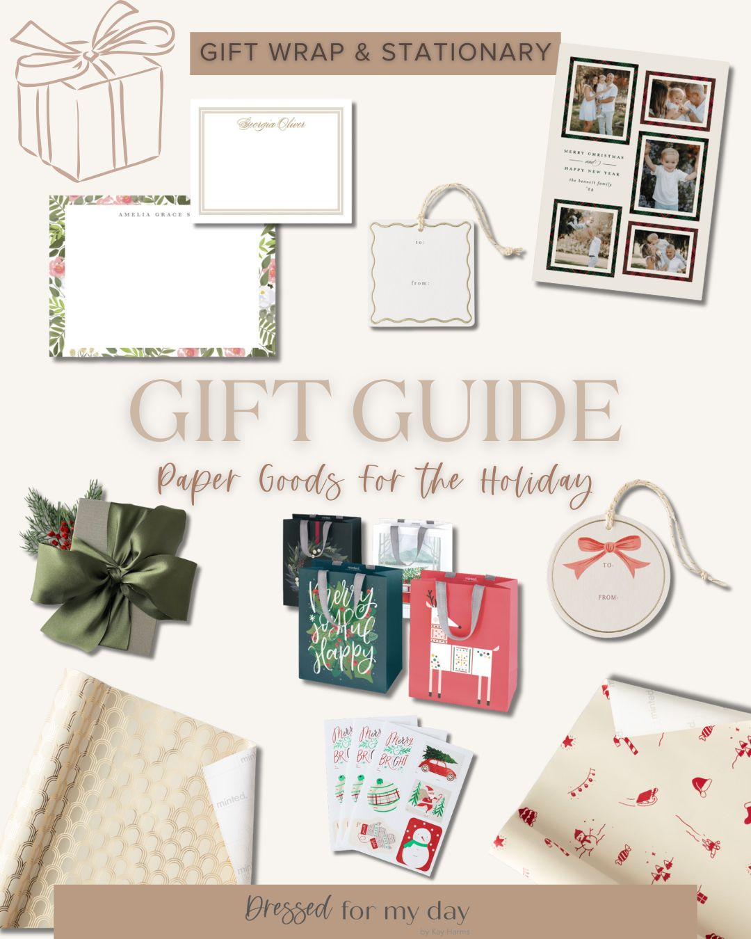 Don't wait to get your Christmas cards and gift wrapping needs! Get prepared for the upcoming holiday season now. 

Shop at Minted and get 20% off holiday cards with code HOLIDAYJOY24 through 11/4. 

 #LTKGiftGuide #LTKHoliday #LTKSaleAlert