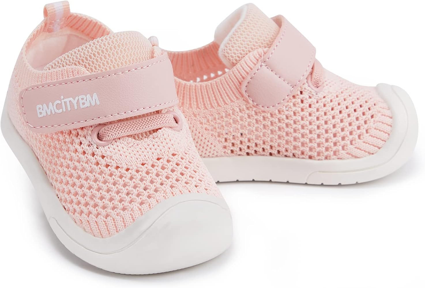 BMCiTYBM Baby Boy Girl Shoes Breathable Mesh Walking Shoes Lightweight Non-Slip Sneakers Infant Firs | Amazon (US)