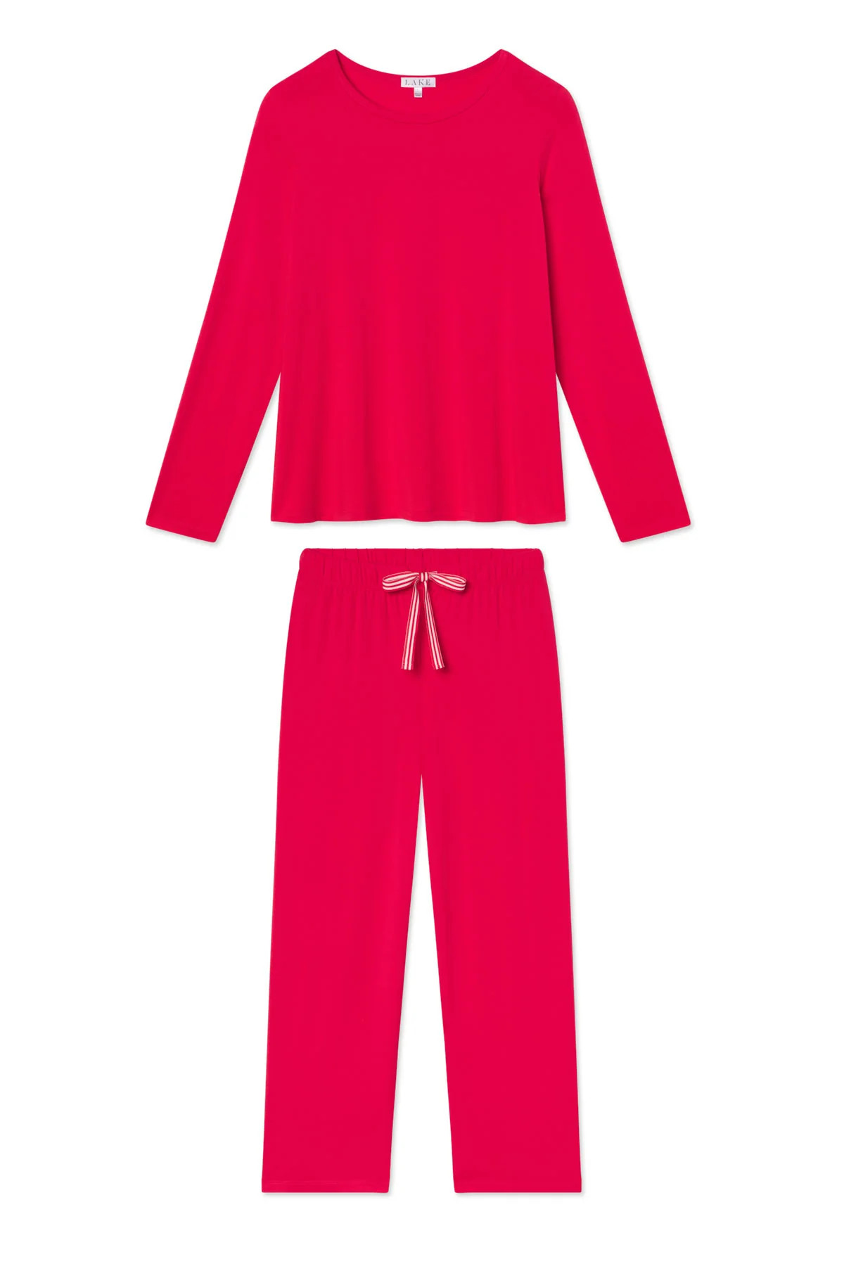 DreamModal Ribbon Long-Long Set in Ski Patrol | Lake Pajamas