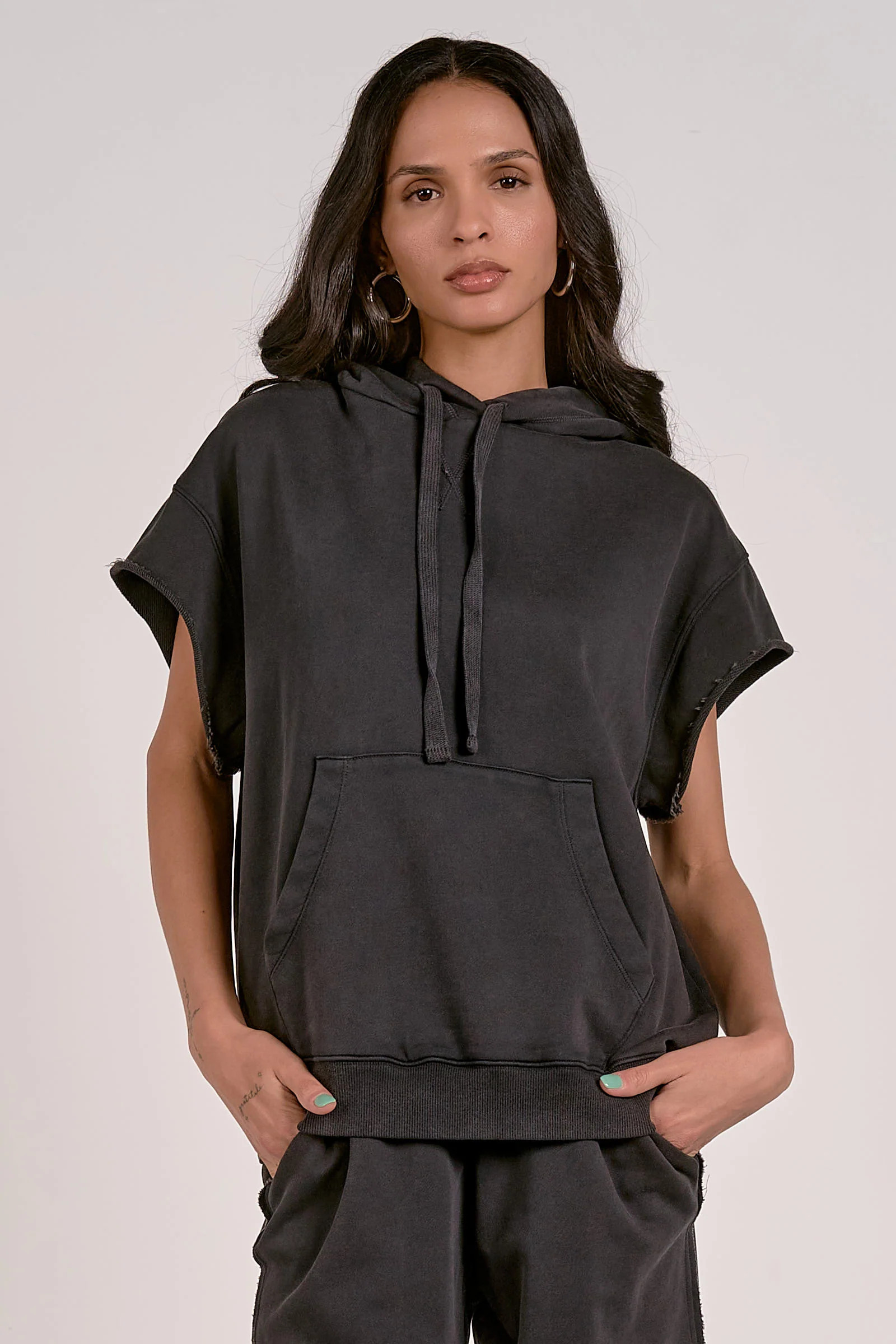 Aria Sleeveless Hoodie | Shop Elan