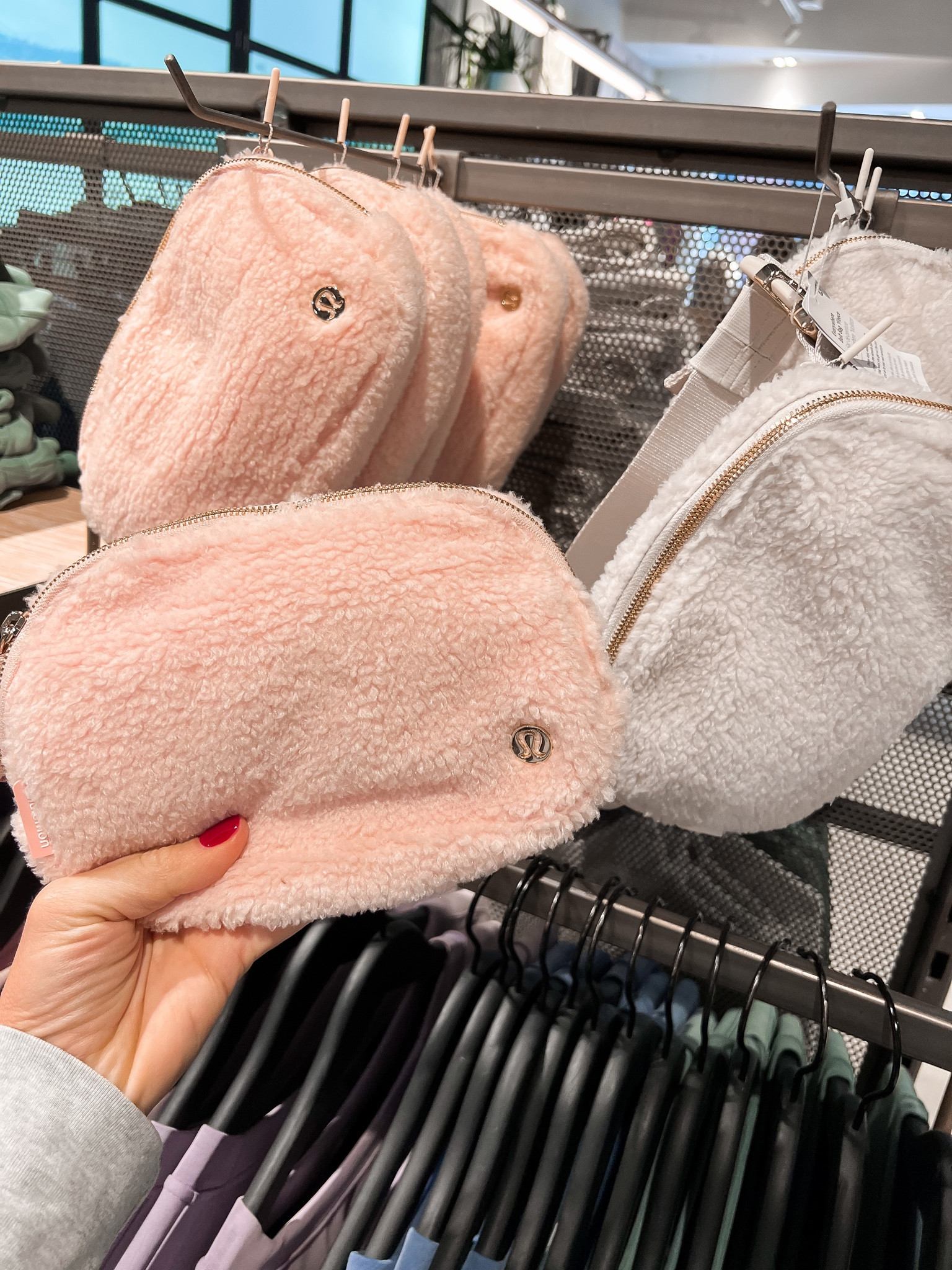 New fleece belt bag with all the cute colors and gold details. Lululemon pink belt bag 
Gift ideas under $60 

#LTKitbag #LTKfindsunder100 #LTKGiftGuide