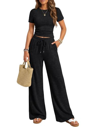 Trendy Queen Womens Lounge Two 2 Piece Sets Summer Spring Outfit 2026 | Amazon (US)