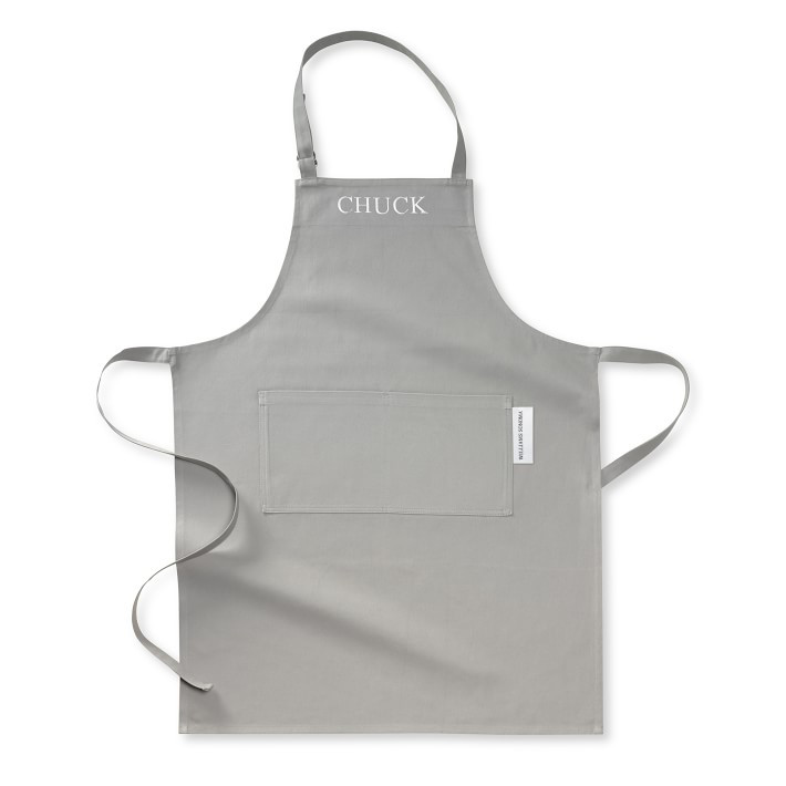 Williams Sonoma Classic Solid Personalized Adult & Kid Aprons | Williams-Sonoma