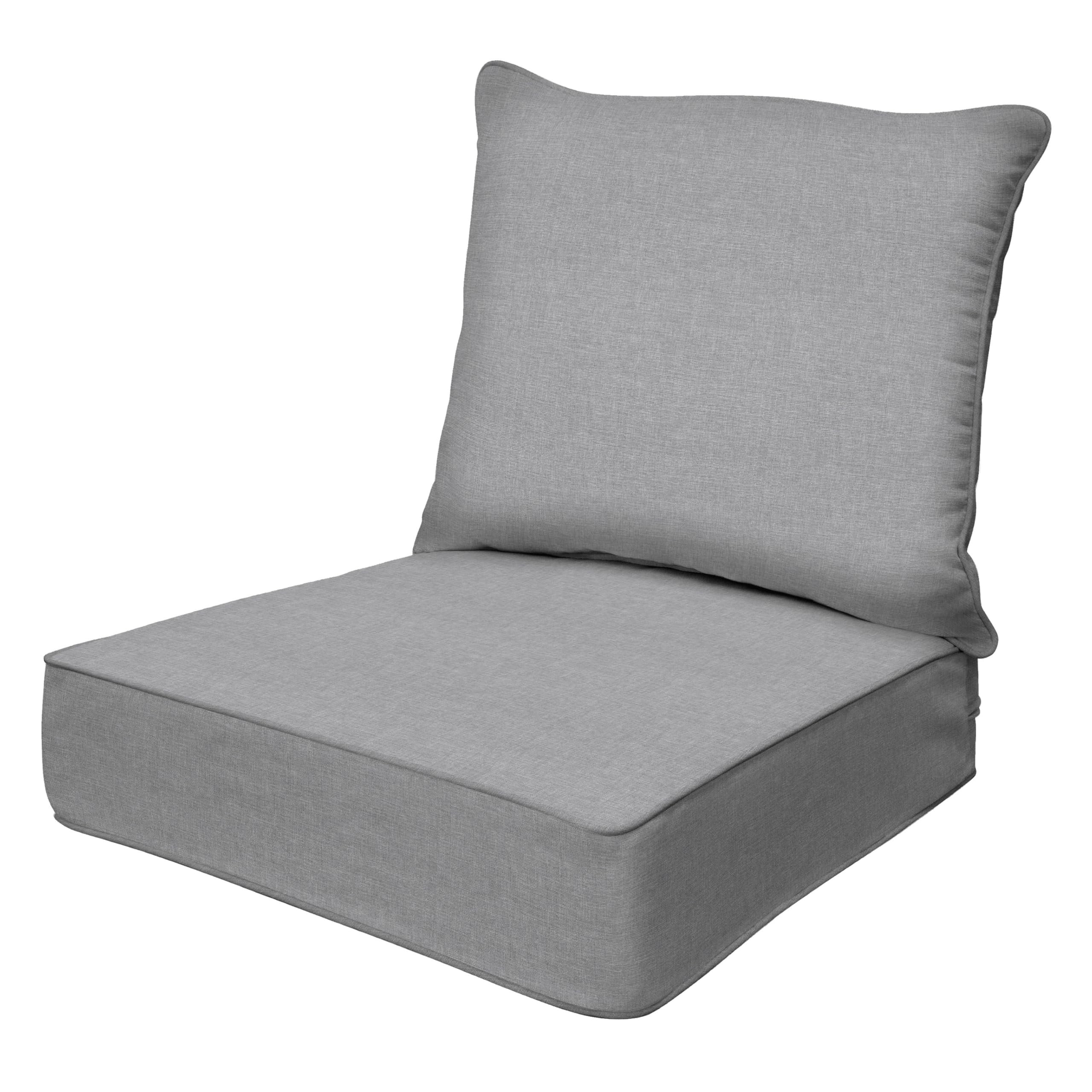 Honeycomb Outdoor Deep Seat, 24 x 23, Cabana Stripe Black & Ivory Chair Cushion for Patio Furnitu... | Amazon (US)