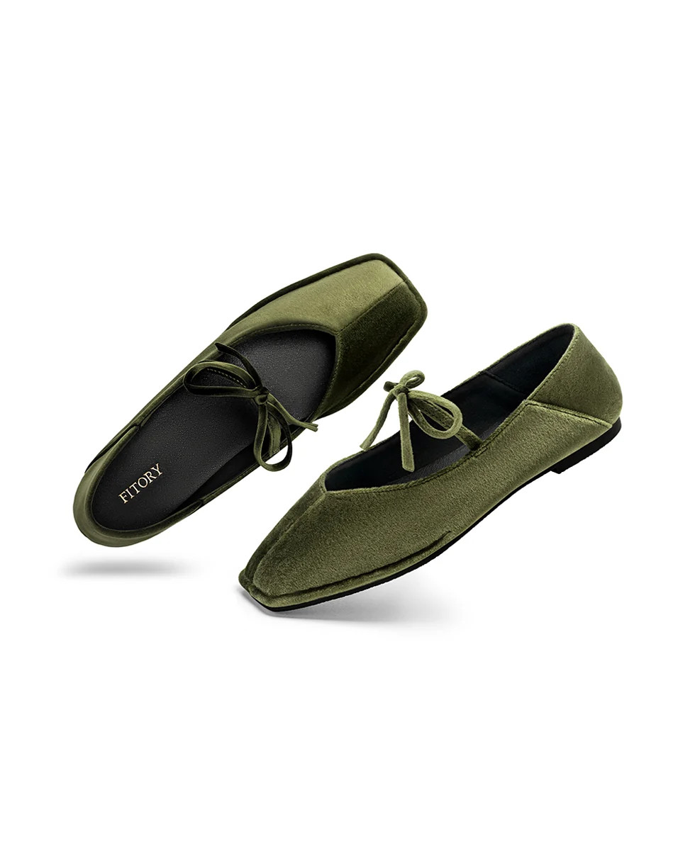 Mellow | Square Toe Mary Jane Flats | Fitory Footwear US