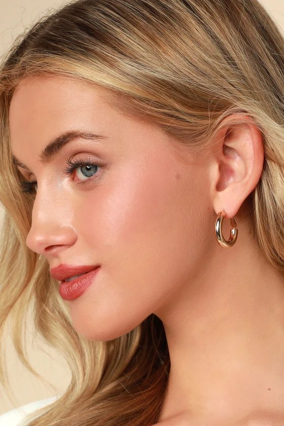 Tantalizing Gold Hoop Earrings | Lulus
