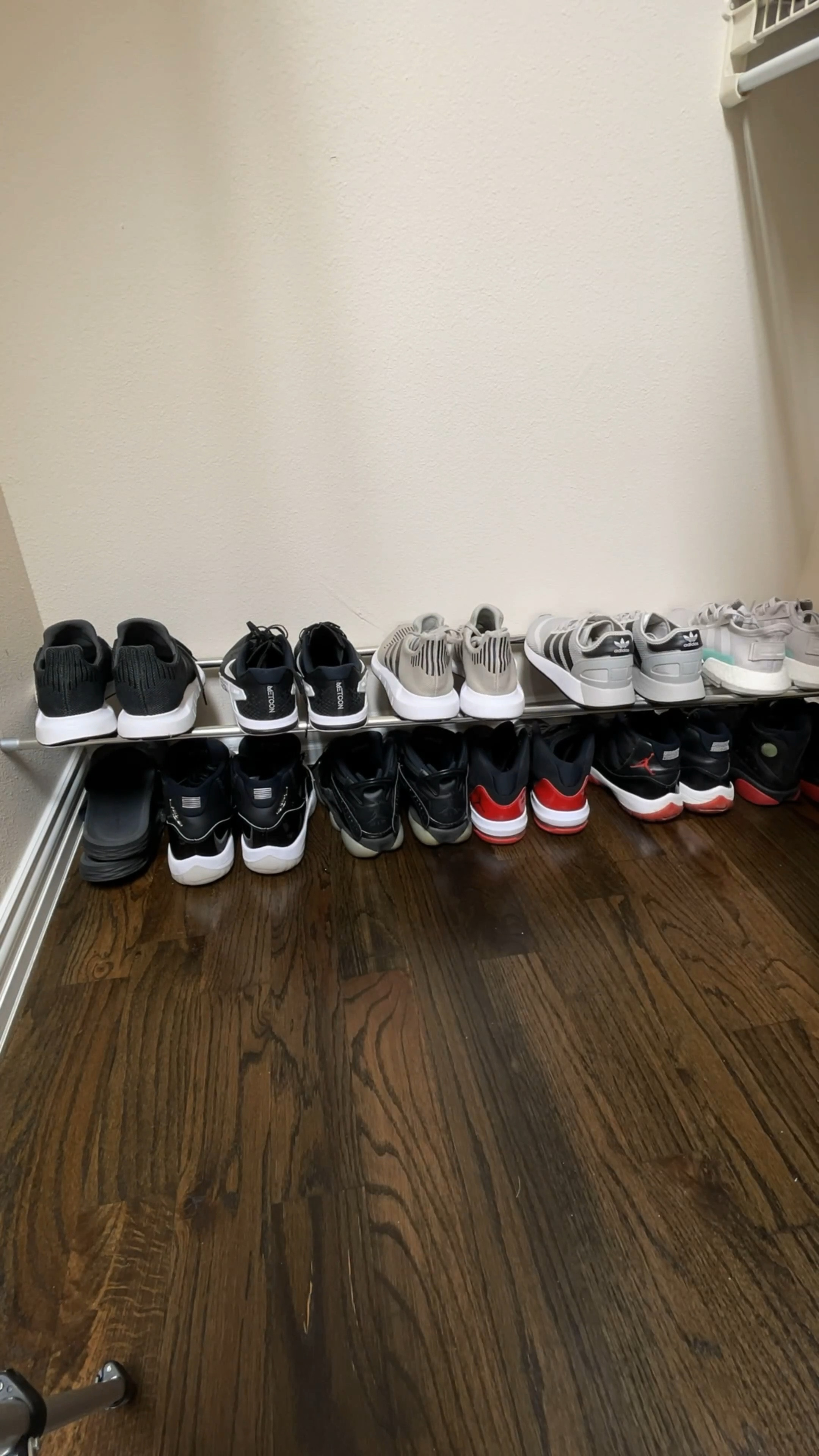 Here’s an easy shoe rack DIY using 2 tension rods 🤯

#LTKshoecrush #LTKVideo #LTKGiftGuide