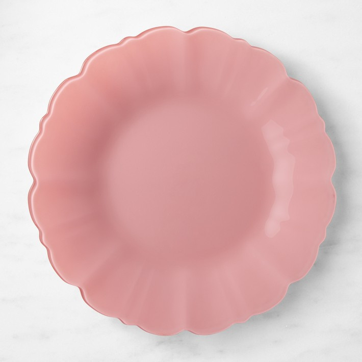 Scalloped Glass Charger | Williams-Sonoma