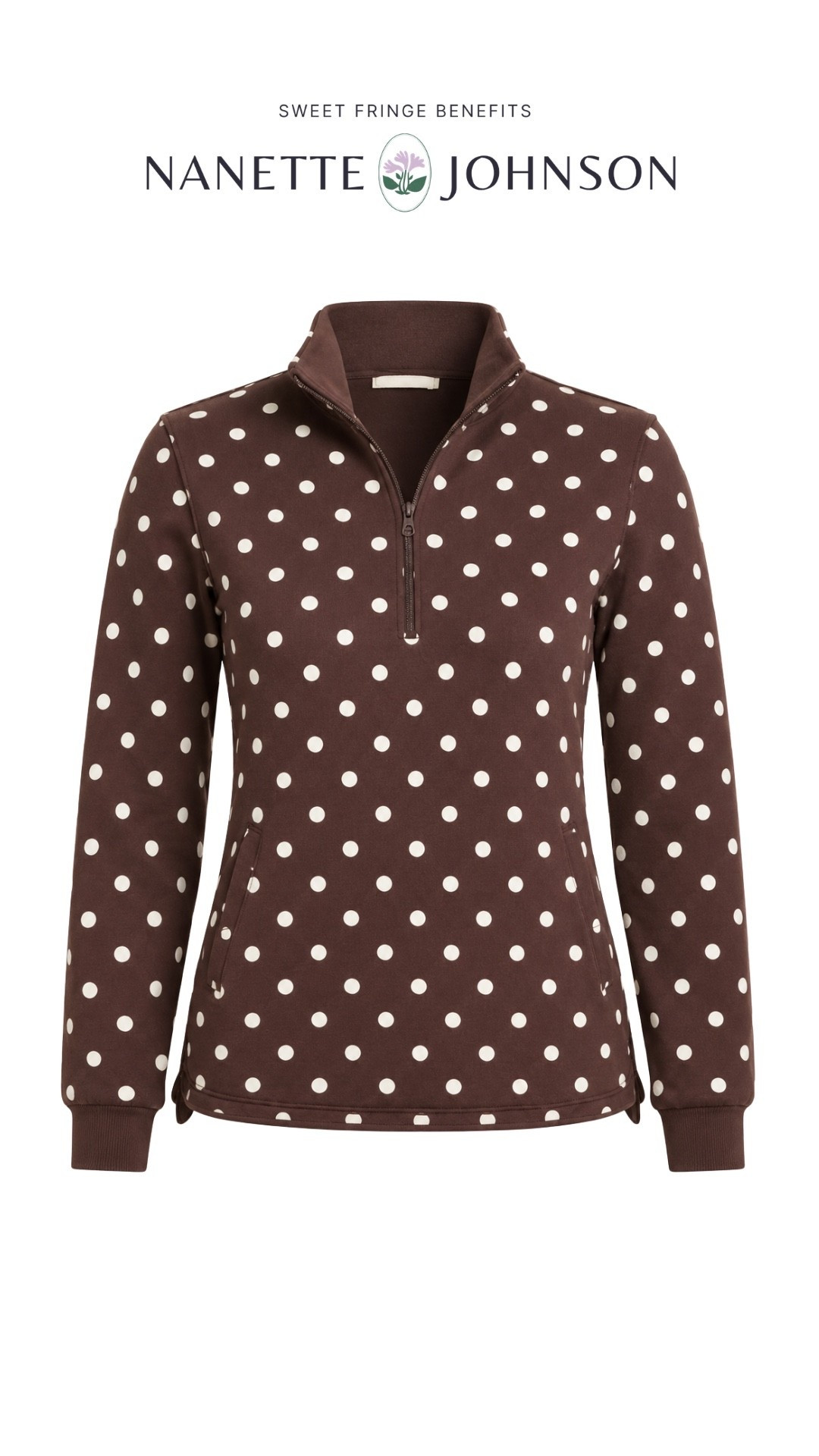 This is our best-selling pullover of the week, and those polka dots make a cozy fleece a whole lot more fun. I mean, why should comfy have to be boring?

#LTKOver40 #LTKWorkwear #LTKPetite